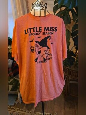 🎃Orange "Little Miss Spooky Season" Halloween Tee